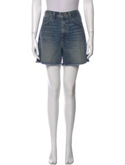 Pre-owned Nili Lotan Mini Shorts In Blue