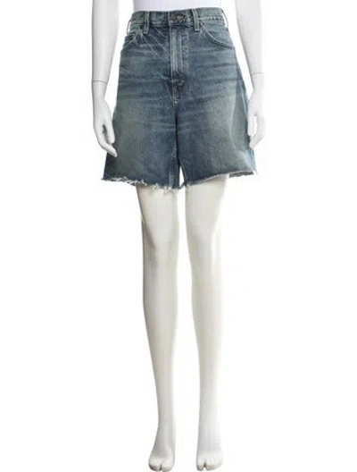 Pre-owned Nili Lotan Mini Shorts In Blue