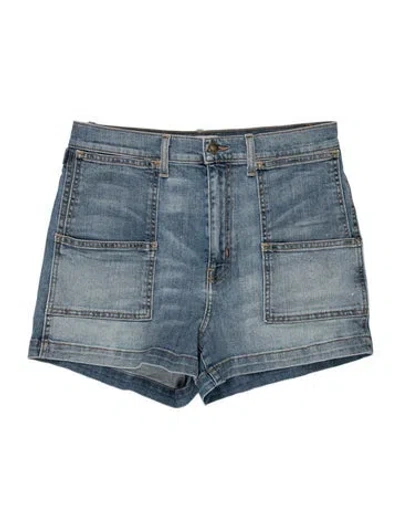 Pre-owned Nili Lotan Mini Shorts In Blue