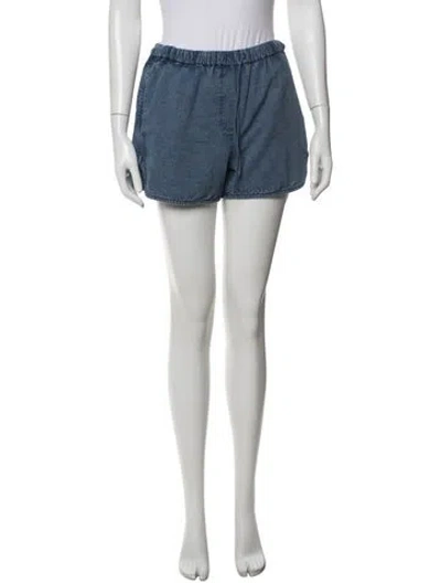 Pre-owned Nili Lotan Mini Shorts In Blue