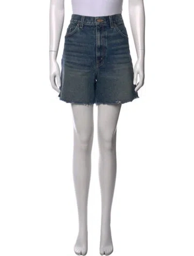 Pre-owned Nili Lotan Mini Shorts In Blue