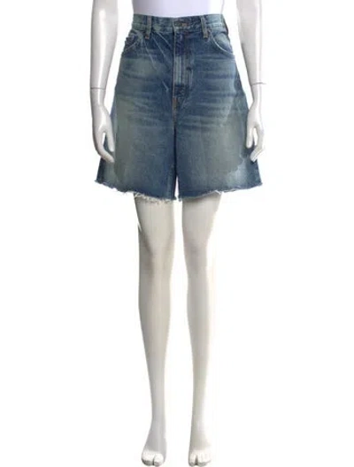 Pre-owned Nili Lotan Mini Shorts In Blue