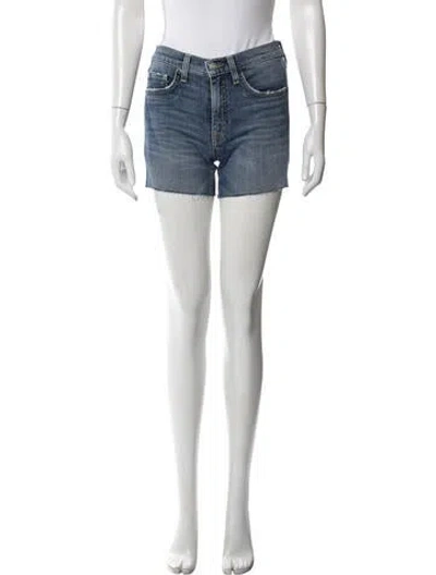 Pre-owned Nili Lotan Mini Shorts In Blue