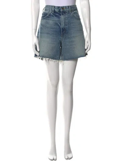 Pre-owned Nili Lotan Mini Shorts In Blue