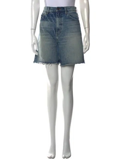 Pre-owned Nili Lotan Mini Shorts In Blue