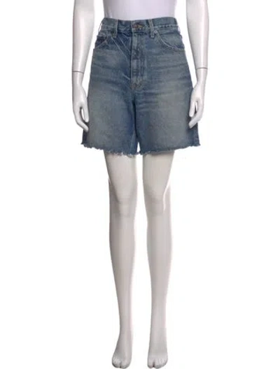 Pre-owned Nili Lotan Mini Shorts In Blue
