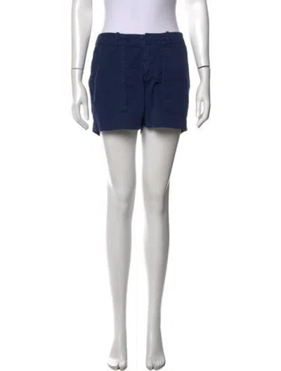Pre-owned Nili Lotan Mini Shorts In Blue