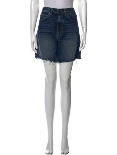 Pre-owned Nili Lotan Mini Shorts In Blue