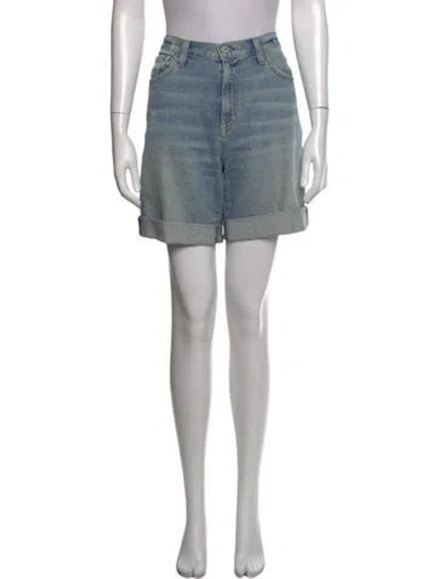 Pre-owned Nili Lotan Mini Shorts In Blue
