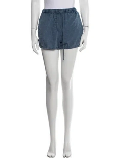 Pre-owned Nili Lotan Mini Shorts In Blue