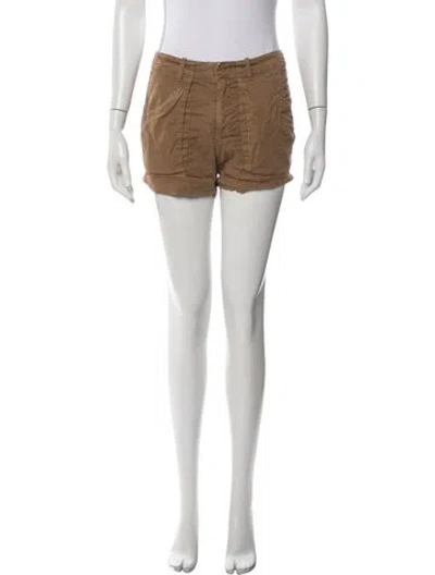 Pre-owned Nili Lotan Mini Shorts In Brown