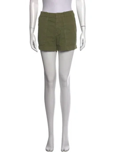 Pre-owned Nili Lotan Mini Shorts In Green