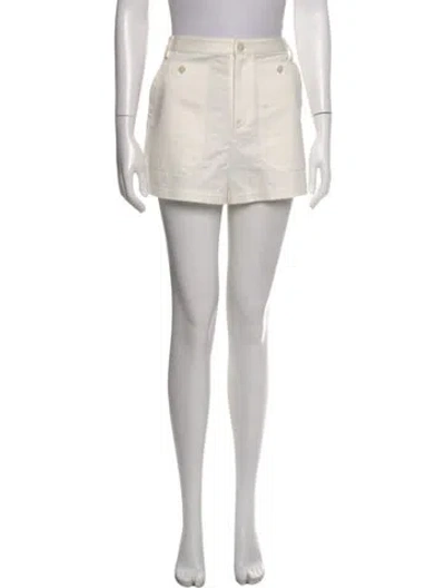 Pre-owned Nili Lotan Mini Shorts In Neutral