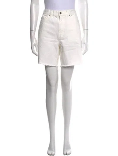Pre-owned Nili Lotan Mini Shorts In Neutral