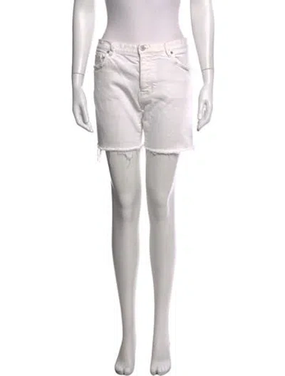 Pre-owned Nili Lotan Mini Shorts In Neutrals