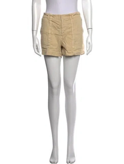 Pre-owned Nili Lotan Mini Shorts In Neutrals