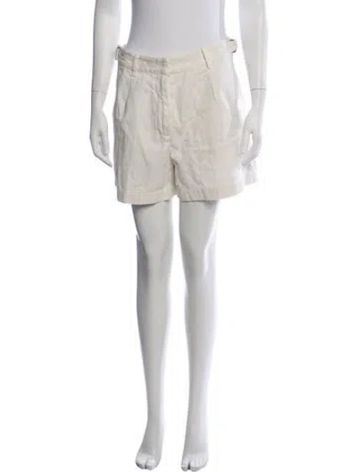 Pre-owned Nili Lotan Mini Shorts In Neutrals