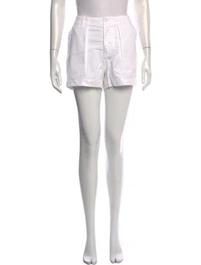 Pre-owned Nili Lotan Mini Shorts In White