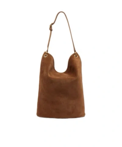 Nili Lotan Minimalist Shoulder Bag In Brown