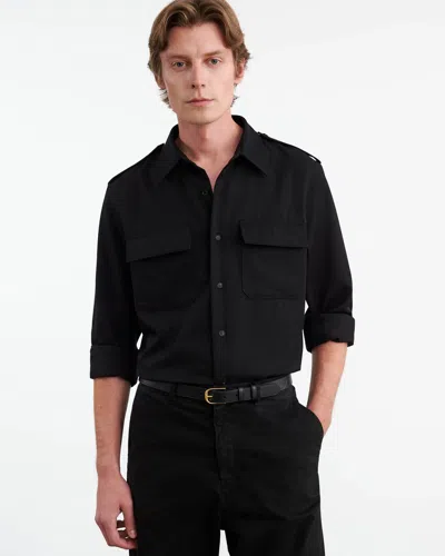 Nili Lotan Mirko Shirt In Black