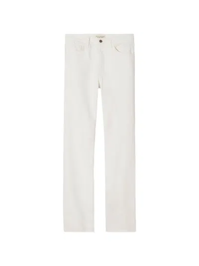 Nili Lotan Mitchell Five-pocket Jeans In White