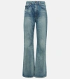 NILI LOTAN MITCHELL LOW-RISE WIDE-LEG JEANS