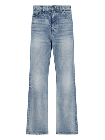 Nili Lotan Mitchell High-rise Straight-leg Jeans In Blue