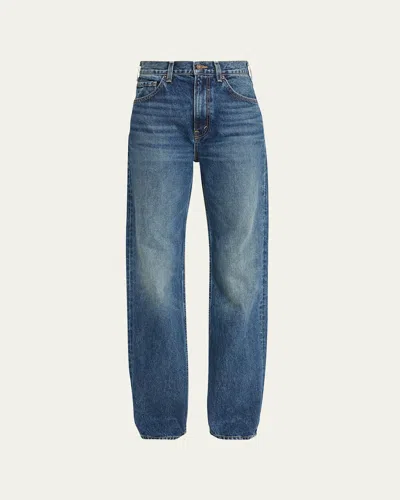 Nili Lotan Mitchell Straight-leg Jeans In Blue