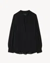 Nili Lotan Montaine Silk Blouse In Black