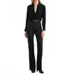 Nili Lotan Montaine Silk Blouse In Black In Blue