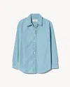 Nili Lotan Monti Denim Shirt In Blue