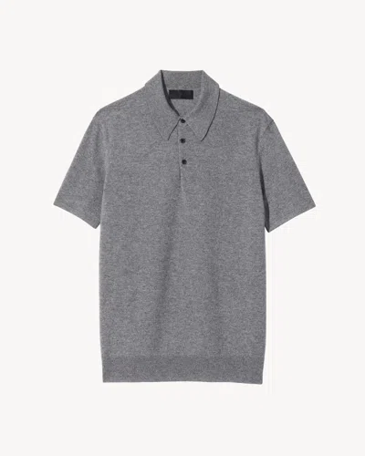 Nili Lotan Myles Cashmere Polo In Dark Moss
