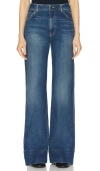 Nili Lotan Terrell Frayed High-rise Straight-leg Jeans In Blue