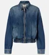 Nili Lotan Najac Denim Jacket Simon Wash In Blue