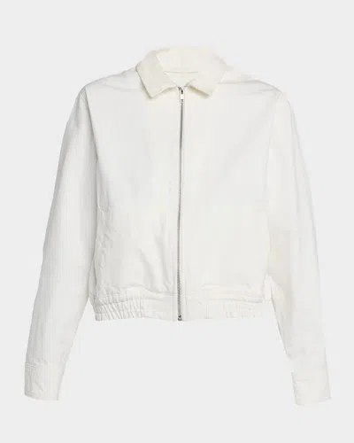 Nili Lotan Najac Denim Jacket In Metallic