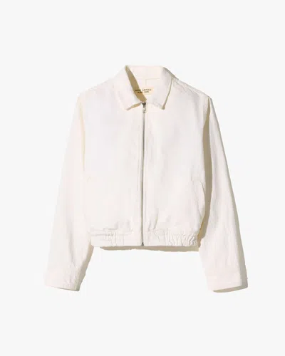 Nili Lotan Najac Denim Jacket In White