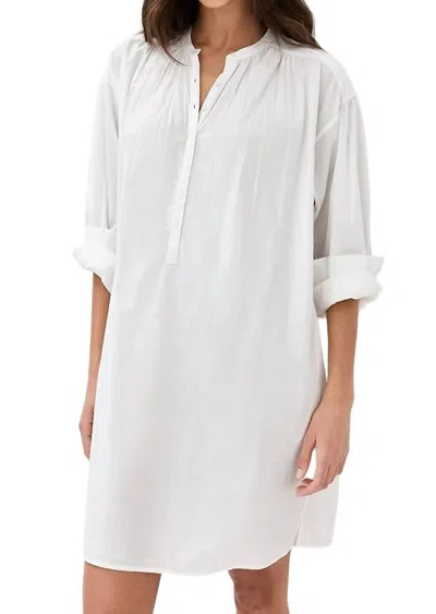 Nili Lotan Najam Short Dress In Ivory In White