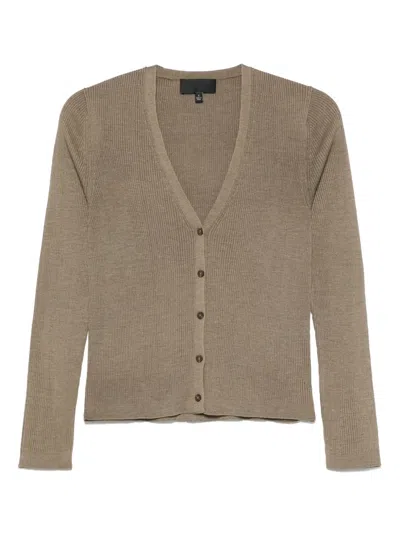 Nili Lotan Nari Cardigan In Green