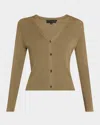 Nili Lotan Nari Silk Cardigan In Nari Cardigan