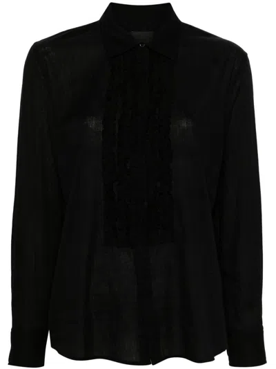Nili Lotan Nathael Shirt In Black