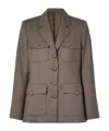 Nili Lotan Nelson Jacket In Gray