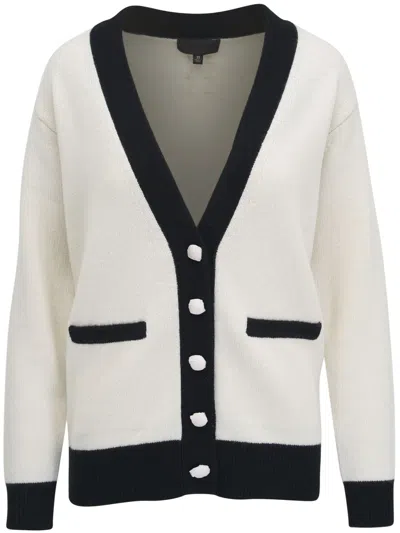 Nili Lotan Neshat Cardigan In Off-white