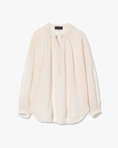 Nili Lotan Neville Blouse In White
