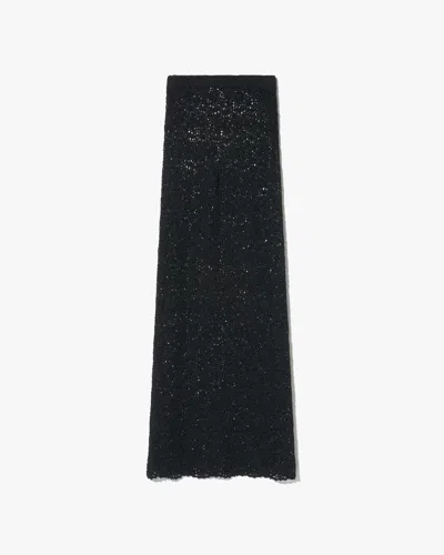 Nili Lotan Nika Knitted Skirt In Black