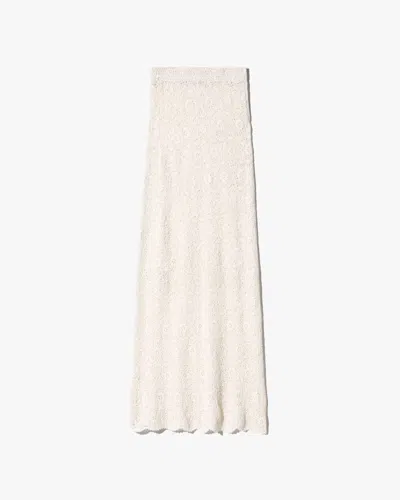 Nili Lotan Nika Knitted Skirt In White