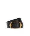 Nili Lotan Nili Leather Belt In Black
