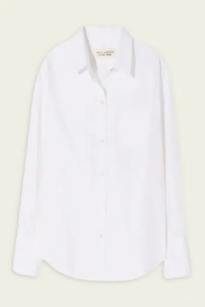 Nili Lotan Nl Shirt In Ivory In White
