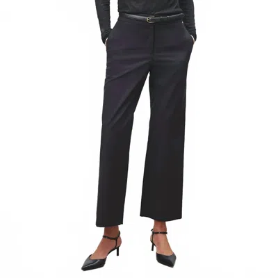 Nili Lotan Nohan Pant In Black In Blue