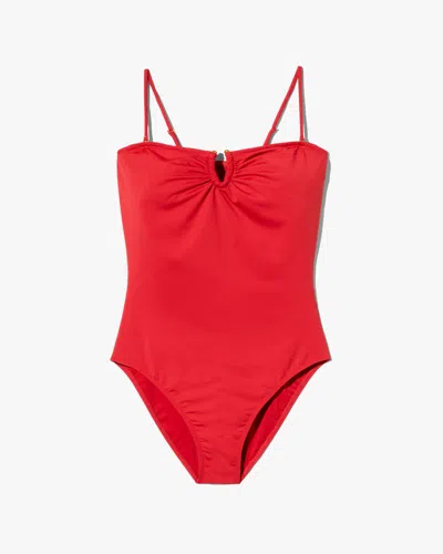 Nili Lotan One Piece Bathing Suit In Red