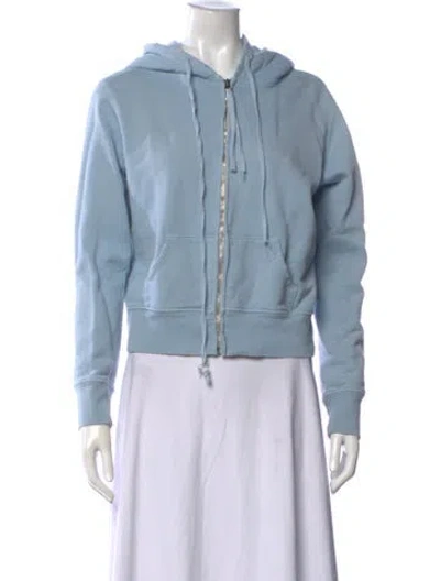 Pre-owned Nili Lotan Open Front Sweater In Blue